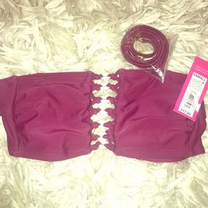 *NWT* Xhilaration strapless swim top